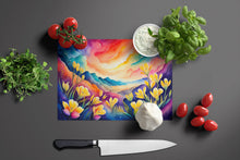 Load image into Gallery viewer, Freesia in Color Glass Cutting Boards – Durable, Decorative Kitchen Art Large
