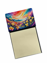 Load image into Gallery viewer, Freesia in Color Sticky Note Holder- Refiilable Desk Accessory Note Pad