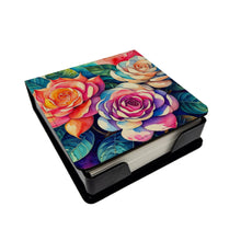 Load image into Gallery viewer, Gardenias in Color PU Leather Note Paper Holder