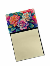 Load image into Gallery viewer, Gardenias in Color Sticky Note Holder- Refiilable Desk Accessory Note Pad