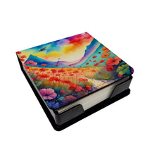 Load image into Gallery viewer, Geraniums in Color PU Leather Note Paper Holder