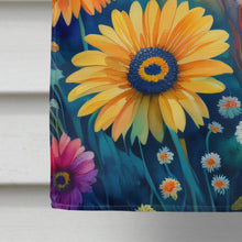 Load image into Gallery viewer, Gerbera Daisies in Color House Flag