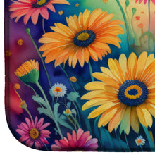 Load image into Gallery viewer, Gerbera Daisies in Color Dish Drying Mat