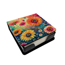 Load image into Gallery viewer, Gerbera Daisies in Color PU Leather Note Paper Holder