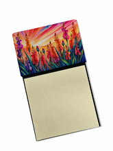 Load image into Gallery viewer, Gladiolus in Color Sticky Note Holder- Refiilable Desk Accessory Note Pad