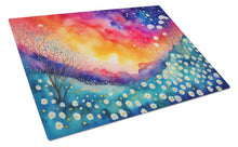 Load image into Gallery viewer, Gypsophila in Color Glass Cutting Boards – Durable, Decorative Kitchen Art Large