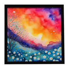 Load image into Gallery viewer, Gypsophila in Color Framed Metal Print