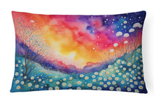 Load image into Gallery viewer, Gypsophila in Color Fabric Decorative Pillow