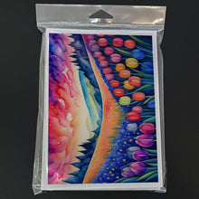 Load image into Gallery viewer, Hyacinths in Color Greeting Cards -  Blank Note Cards – 8-Pack of Artist-Designed Cards with Envelopes