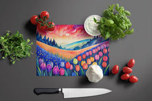 Load image into Gallery viewer, Hyacinths in Color Glass Cutting Boards – Durable, Decorative Kitchen Art Large