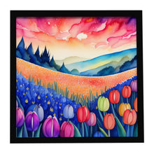 Load image into Gallery viewer, Hyacinths in Color Framed Metal Print