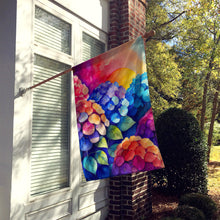 Load image into Gallery viewer, Hydrangeas in Color House Flag