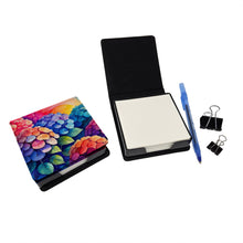 Load image into Gallery viewer, Hydrangeas in Color PU Leather Note Paper Holder