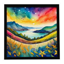 Load image into Gallery viewer, Hypericum or St. John’s Wort in Color Framed Metal Print