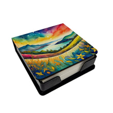 Load image into Gallery viewer, Hypericum or St. John’s Wort in Color PU Leather Note Paper Holder