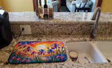 Load image into Gallery viewer, Iris in Color Dish Drying Mat