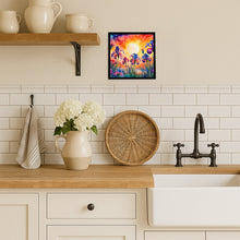 Load image into Gallery viewer, Iris in Color Framed Metal Print