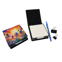 Load image into Gallery viewer, Iris in Color PU Leather Note Paper Holder