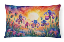 Load image into Gallery viewer, Iris in Color Fabric Decorative Pillow