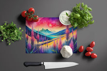 Load image into Gallery viewer, Liatris in Color Glass Cutting Boards – Durable, Decorative Kitchen Art Large
