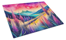 Load image into Gallery viewer, Liatris in Color Glass Cutting Boards – Durable, Decorative Kitchen Art Large