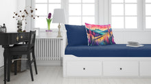 Load image into Gallery viewer, Liatris in Color Fabric Standard Pillowcase – Artistic Decorative Front, White Back