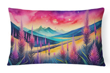 Load image into Gallery viewer, Liatris in Color Fabric Decorative Pillow