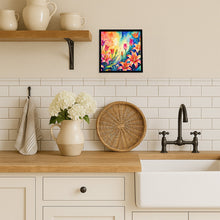 Load image into Gallery viewer, Lilies in Color Framed Metal Print