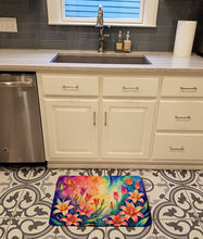 Load image into Gallery viewer, Lilies in Color Memory Foam Kitchen Mat