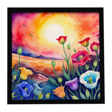 Load image into Gallery viewer, Lisianthus in Color Framed Metal Print