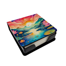 Load image into Gallery viewer, Lotus in Color PU Leather Note Paper Holder