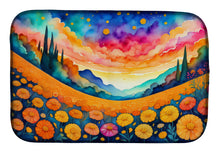 Load image into Gallery viewer, Marigolds in Color Dish Drying Mat