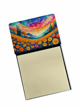 Load image into Gallery viewer, Marigolds in Color Sticky Note Holder- Refiilable Desk Accessory Note Pad