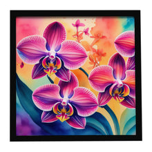 Load image into Gallery viewer, Orchids in Color Framed Metal Print