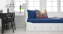Load image into Gallery viewer, Pansies in Color Fabric Standard Pillowcase – Artistic Decorative Front, White Back