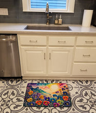 Load image into Gallery viewer, Pansies in Color Memory Foam Kitchen Mat