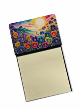 Load image into Gallery viewer, Pansies in Color Sticky Note Holder- Refiilable Desk Accessory Note Pad