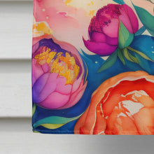Load image into Gallery viewer, Peonies in Color House Flag