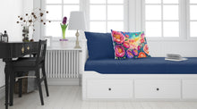 Load image into Gallery viewer, Peonies in Color Fabric Standard Pillowcase – Artistic Decorative Front, White Back