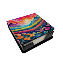 Load image into Gallery viewer, Petunias in Color PU Leather Note Paper Holder