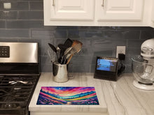 Load image into Gallery viewer, Phlox in Color Glass Cutting Boards – Durable, Decorative Kitchen Art Large