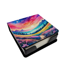 Load image into Gallery viewer, Phlox in Color PU Leather Note Paper Holder