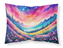 Load image into Gallery viewer, Phlox in Color Fabric Standard Pillowcase – Artistic Decorative Front, White Back