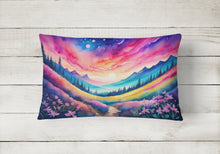 Load image into Gallery viewer, Phlox in Color Fabric Decorative Pillow