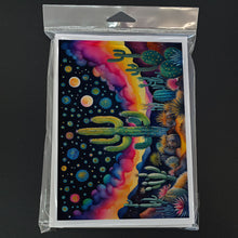 Load image into Gallery viewer, Queen of the Night Cactus in Color Greeting Cards -  Blank Note Cards – 8-Pack of Artist-Designed Cards with Envelopes