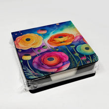 Load image into Gallery viewer, Ranunculus in Color PU Leather Note Paper Holder