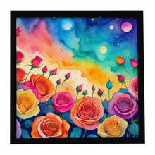 Load image into Gallery viewer, Roses in Color Framed Metal Print