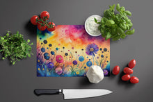 Load image into Gallery viewer, Scabiosa in Color Glass Cutting Boards – Durable, Decorative Kitchen Art Large