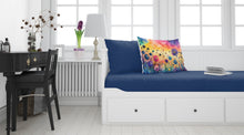 Load image into Gallery viewer, Scabiosa in Color Fabric Standard Pillowcase – Artistic Decorative Front, White Back
