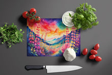 Load image into Gallery viewer, Snapdragon in Color Glass Cutting Boards – Durable, Decorative Kitchen Art Large